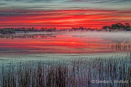 Misty Rideau Canal Sunrise_DSCF02772.jpg - Photographed along the Rideau Canal Waterway near Smiths Falls, Ontario, Canada.